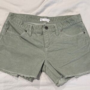 Carve Designs Sage courderoy Shorts